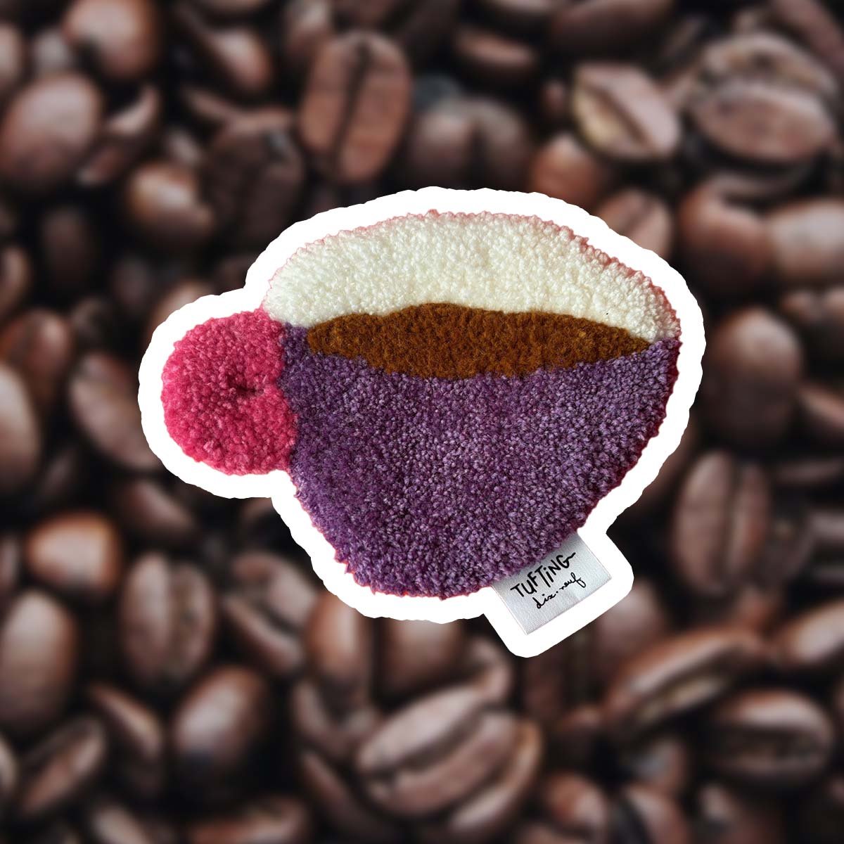 tapis tufting foodies cafe coffee