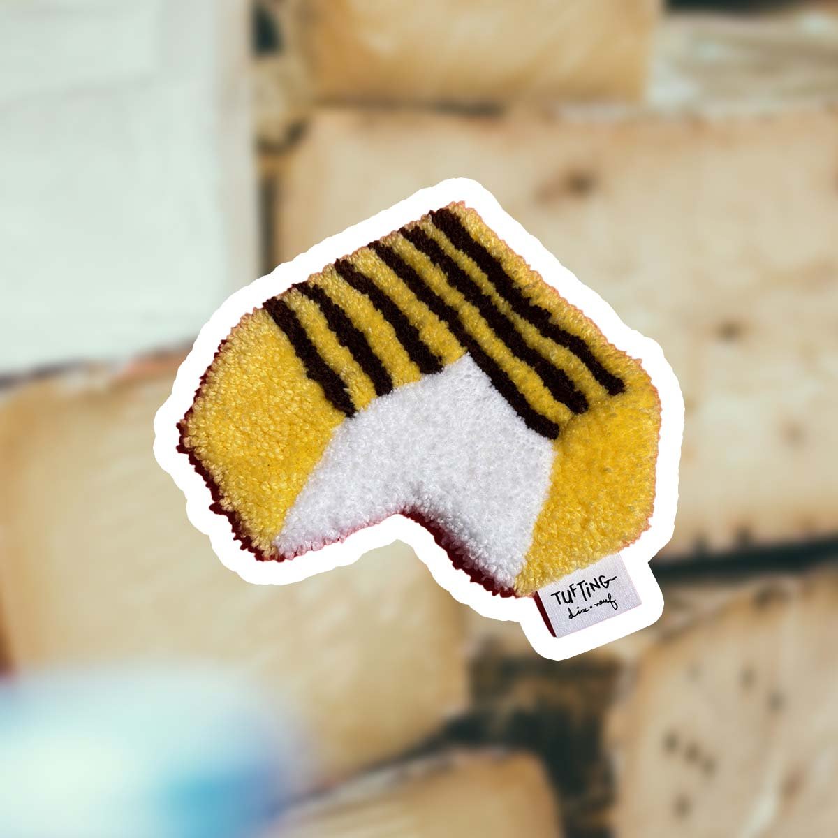 tapis tufting foodies chti fromage maroilles