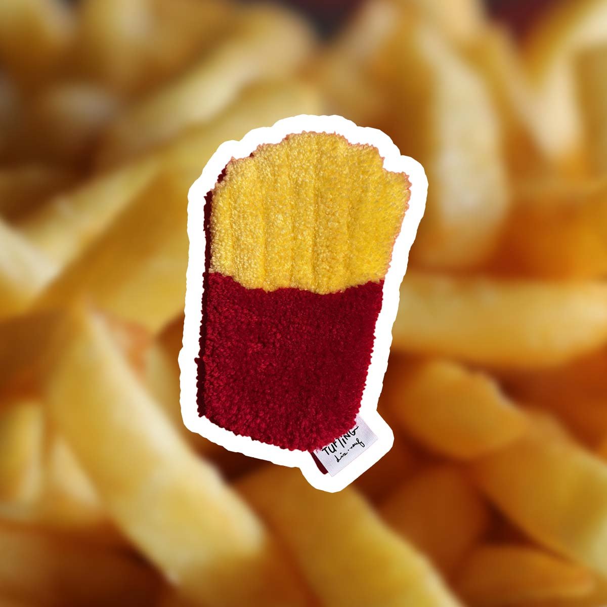tapis tufting foodies chti frites